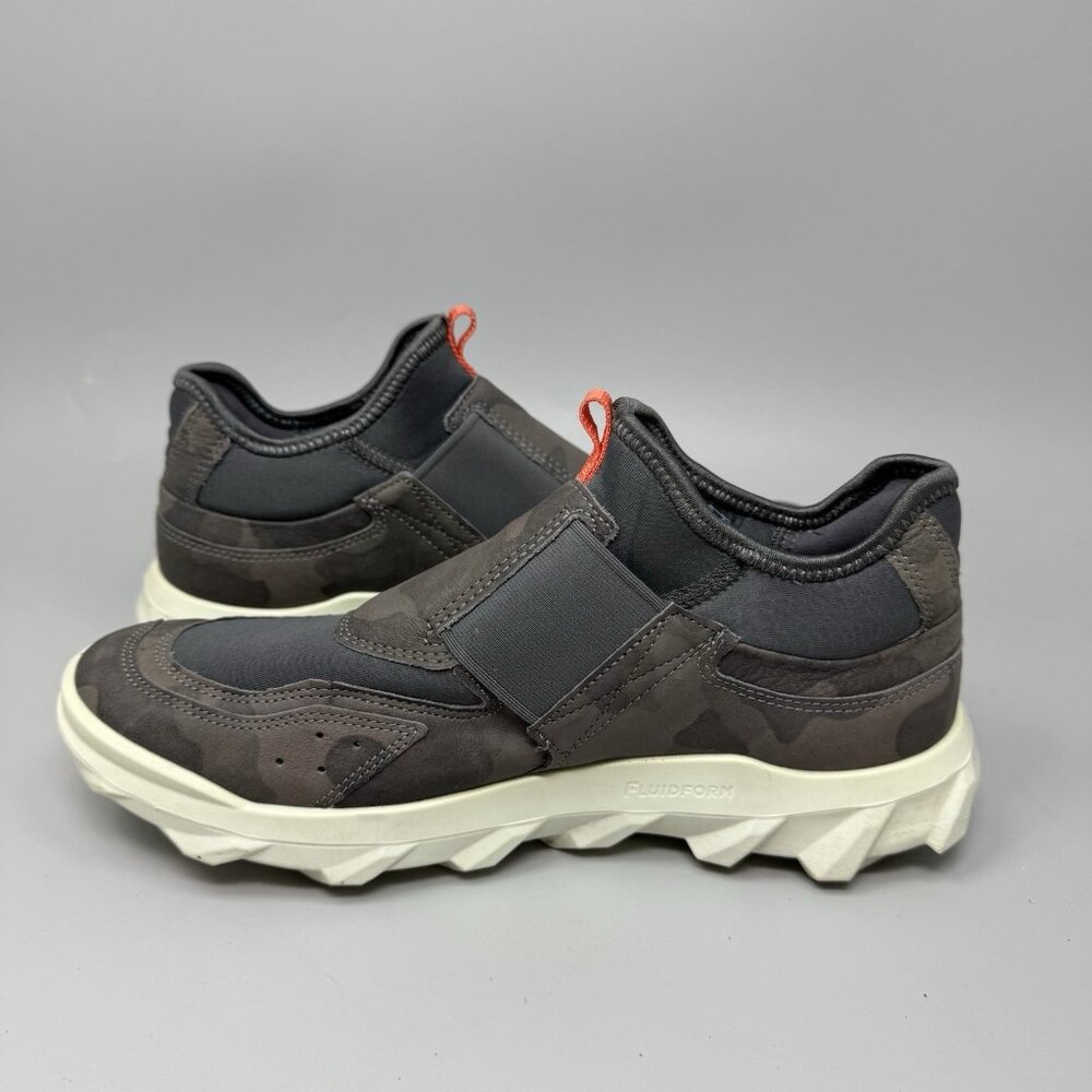 Ecco Sport MX Low Womens Size 8-8.5 Brown Camo Slip On Shoes Sneakers - Picture 2 of 10